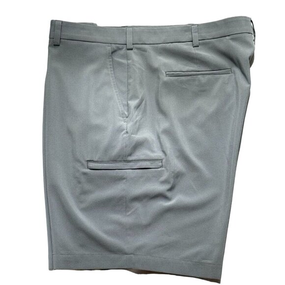 PRO TOUR Men's Golf Shorts Gray Polyester Stretch Pockets Belt Loops Size 42 - Picture 6 of 9